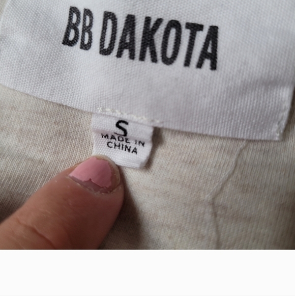 BB Dakota Keith Faux Fur Vest In Outmeal Sz Small - Picture 8 of 10